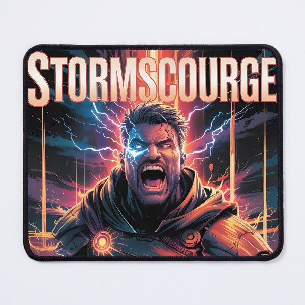 Item preview, Stormscourge Thunder Rage Champion Superhero Comic designed and sold by Quirky Shirts.