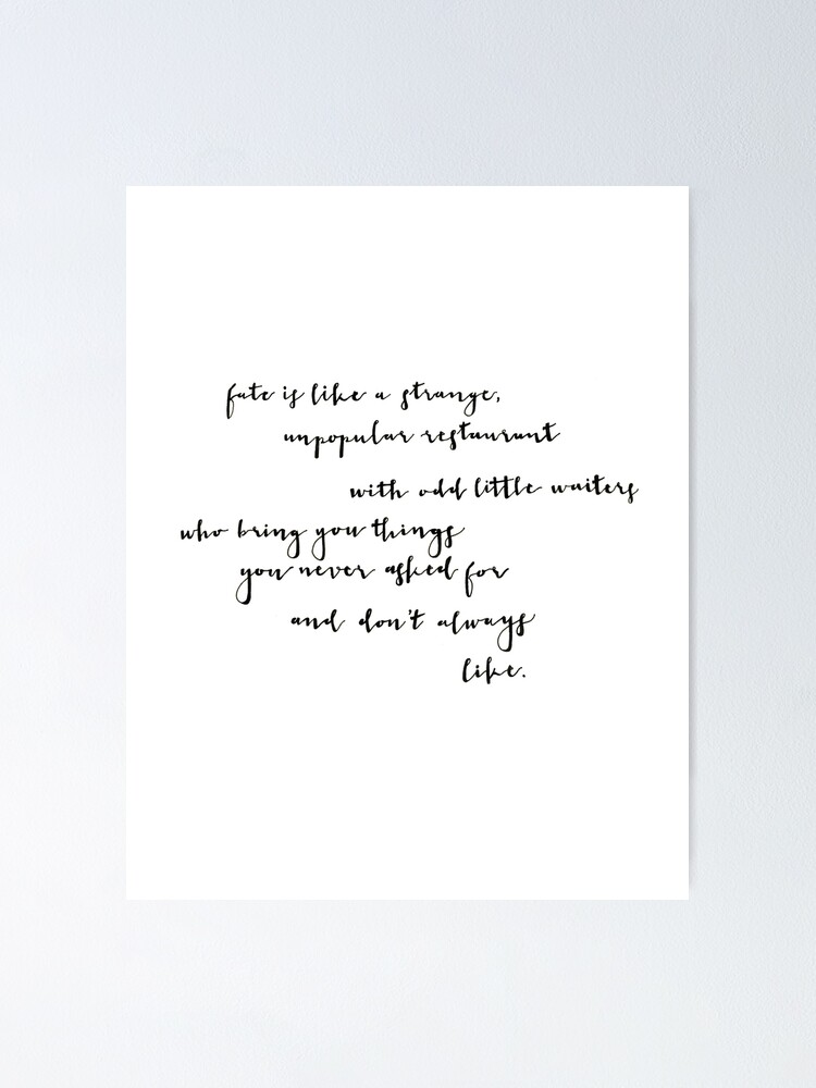 Poster Une Serie D Evenements Malheureux Art Citation Lemony Snicket Fan Art Art De Typographie Calligraphie Cadeau Pour Ado Serie Netflix Par Emilywegener Redbubble