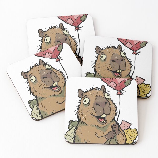 Item preview, Funny Capybara Valentine Ur My Trash Meme designed and sold by Bambear.