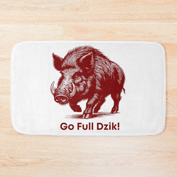Item preview, Go Full Dzik – Wild Boar Power Design - Brown Edition designed and sold by AmberWit.