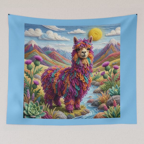 Item preview, Yarn Alpaca in the Yarn Mountains designed and sold by Tridentulus.