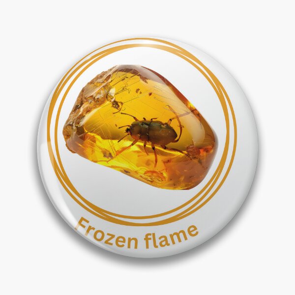 Item preview, Frozen Flame – Amber Fossil Design designed and sold by AmberWit.