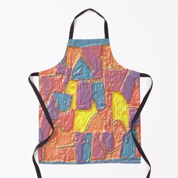 Item preview, blue monday trichrome plaster colorful geometric abstract design designed and sold by SmashingDeals.