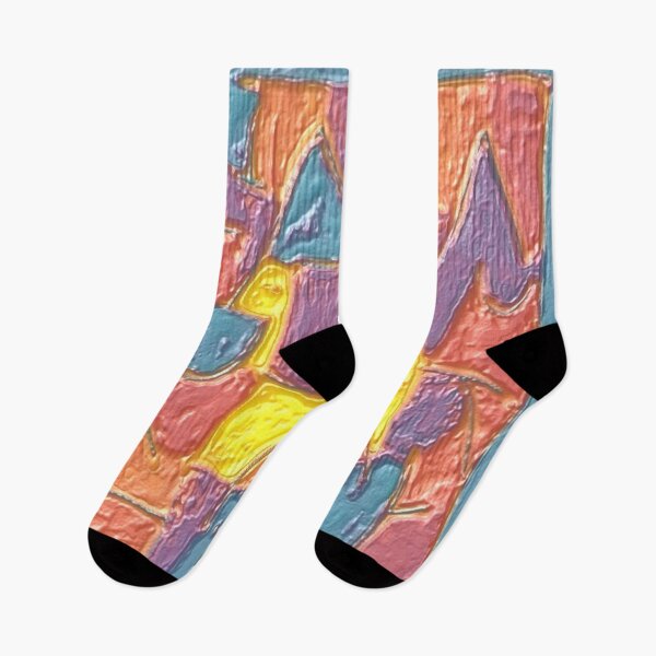Item preview, blue monday trichrome plaster colorful geometric abstract design designed and sold by SmashingDeals.
