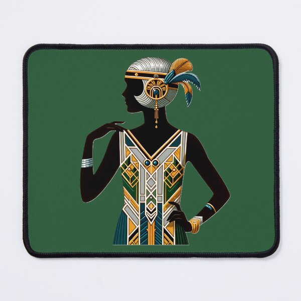 Item preview, Art Deco Flapper Pinup Roaring Twenties Glamour Print designed and sold by PinUpPizzazz.