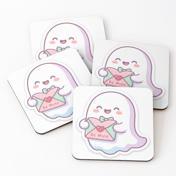 Item preview, Cute Ghost Be Mine Love Letter Valentine designed and sold by Bambear.
