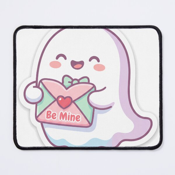 Item preview, Cute Ghost Be Mine Love Letter Valentine designed and sold by Bambear.