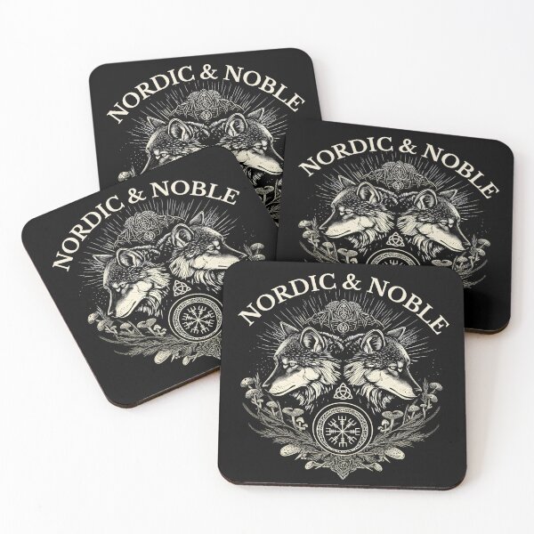 Item preview, Twin Wolf Emblem Nordic Heritage Design designed and sold by Place-Heritages.