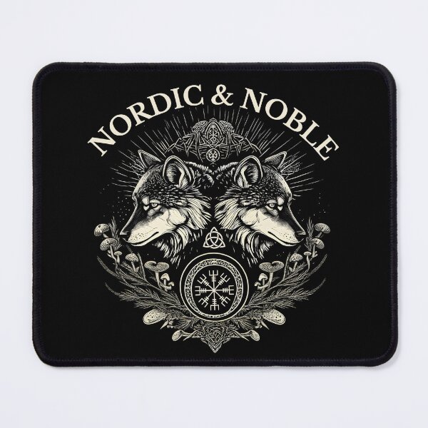 Item preview, Twin Wolf Emblem Nordic Heritage Design designed and sold by Place-Heritages.