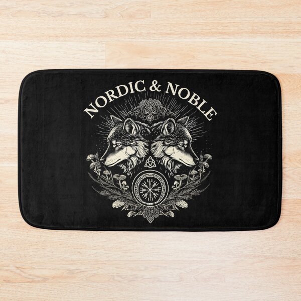 Item preview, Twin Wolf Emblem Nordic Heritage Design designed and sold by Place-Heritages.