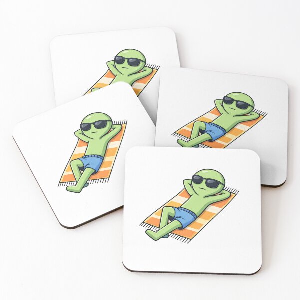 Item preview, Alien on a Beach Break designed and sold by Everyday Aliens.