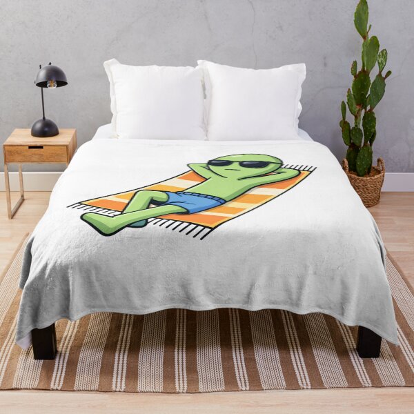 Item preview, Alien on a Beach Break designed and sold by Everyday Aliens.
