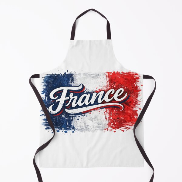 Item preview, France Grunge Flag Typography – French National Pride Vintage Paint Design designed and sold by GarnerSupplyCo.
