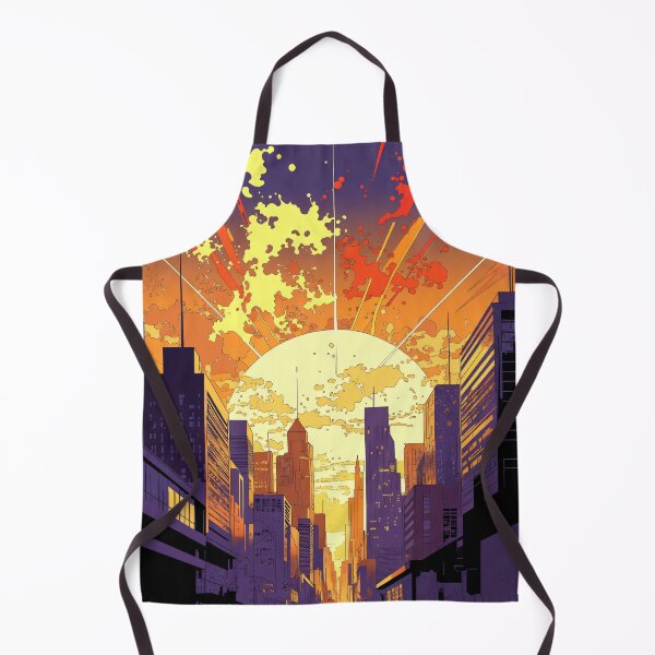 Item preview, Neon Sunset Street, Abstract Urban Sunset Road designed and sold by KiraChie.