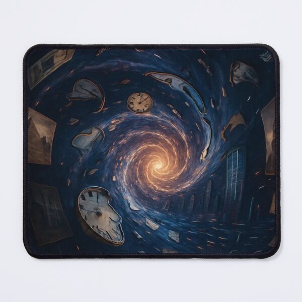 Item preview, Time Spiral | Surreal Clock Vortex | Abstract Time Travel Art designed and sold by Grind107.
