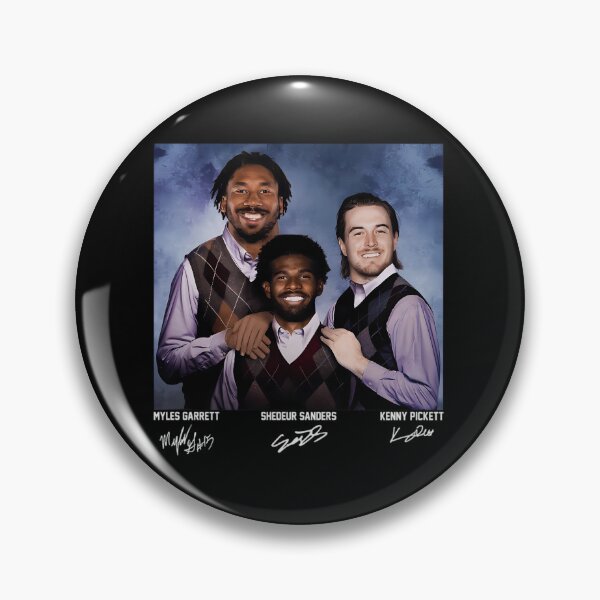Item preview, Shedeur Sanders Kenny Pickett Myles Garrett Football Shirt Cleveland Step Bros  designed and sold by VanessaRania31.