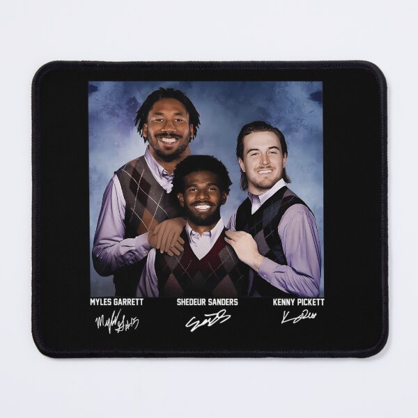 Item preview, Shedeur Sanders Kenny Pickett Myles Garrett Football Shirt Cleveland Step Bros designed and sold by VanessaRania31.
