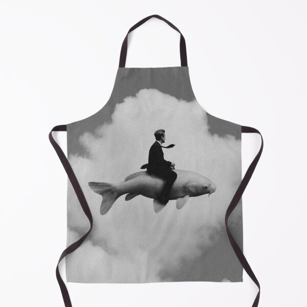 Item preview, Riding the Impossible | Surreal Dream Collage Art | Black & White Fantasy designed and sold by Grind107.