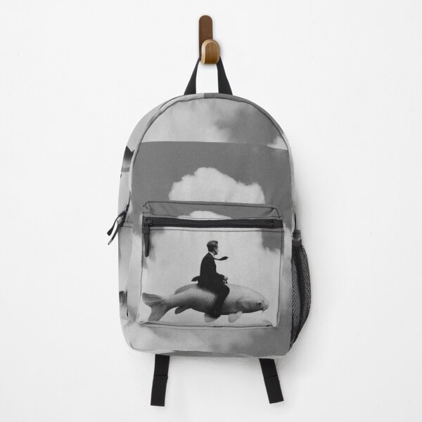 Item preview, Riding the Impossible | Surreal Dream Collage Art | Black & White Fantasy designed and sold by Grind107.