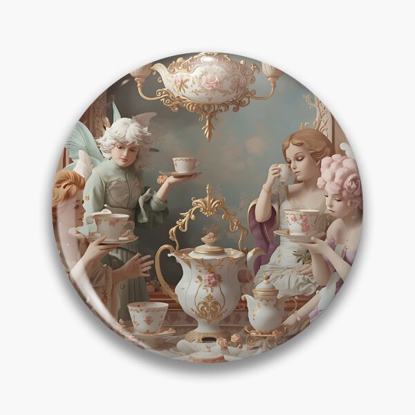 Item preview, Celestial Tea Rendezvous in Rococo Bliss designed and sold by Looyoursellf.