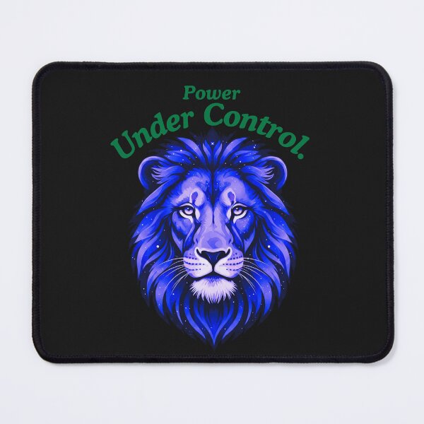 Item preview, Power Under Control Cosmic Lion Face – Minimal Authority Art designed and sold by AdicretorDesign.
