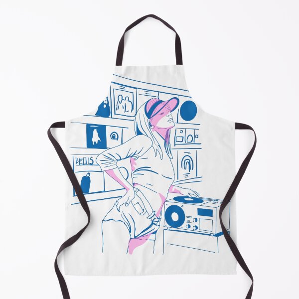 Item preview, Vintage Vinyl Vibes – Minimal Line Art Girl with Record Player designed and sold by Arctic frame studio.