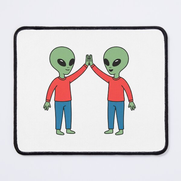 Item preview, Cosmic Two Aliens giving High Five designed and sold by Everyday Aliens.