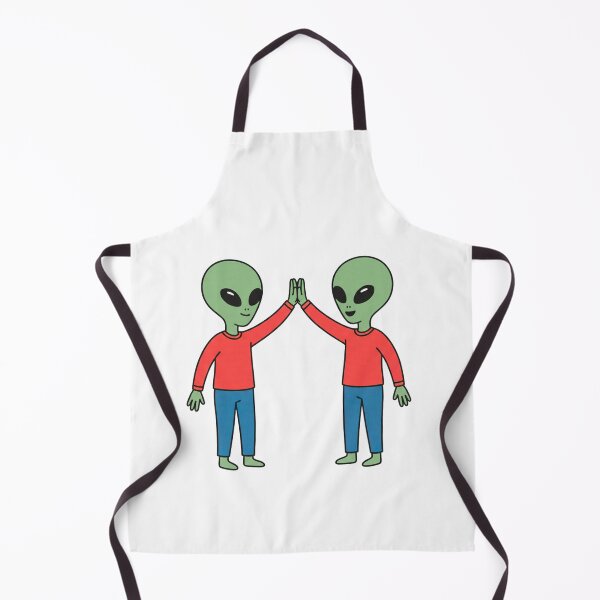 Item preview, Cosmic Two Aliens giving High Five designed and sold by Everyday Aliens.