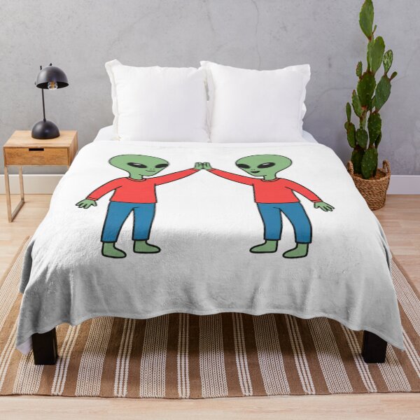 Item preview, Cosmic Two Aliens giving High Five designed and sold by Everyday Aliens.