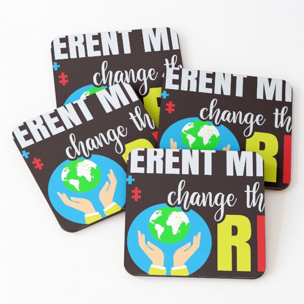 Item preview, Different Minds Change the World – Autism Awareness T-Shirt designed and sold by Grxcreation.
