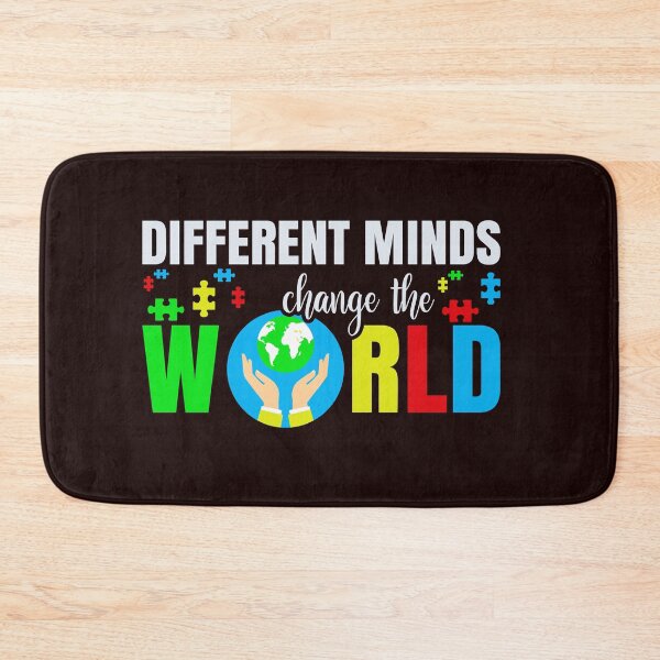 Item preview, Different Minds Change the World – Autism Awareness T-Shirt designed and sold by Grxcreation.