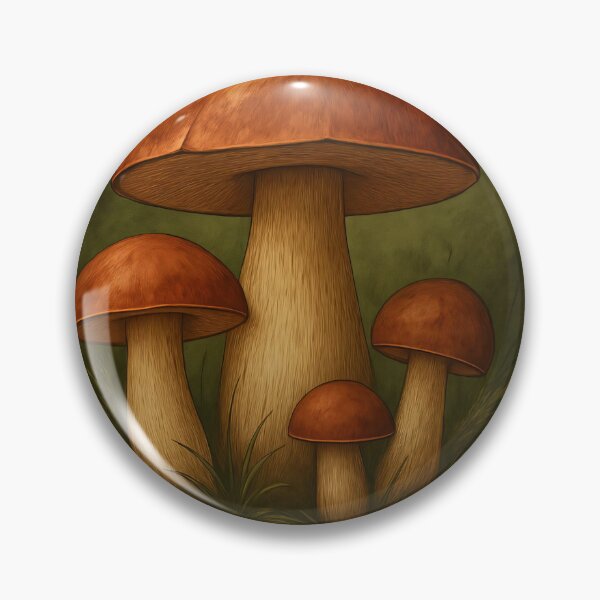 Item preview, Bolete Mushrooms Illustration designed and sold by T-pocket.