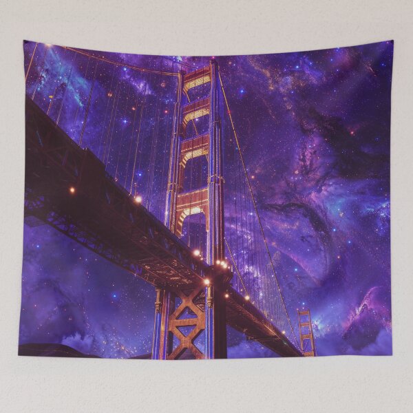 Item preview, Celestial Crossing Cosmic Suspension Bridge designed and sold by QuantumDrift.