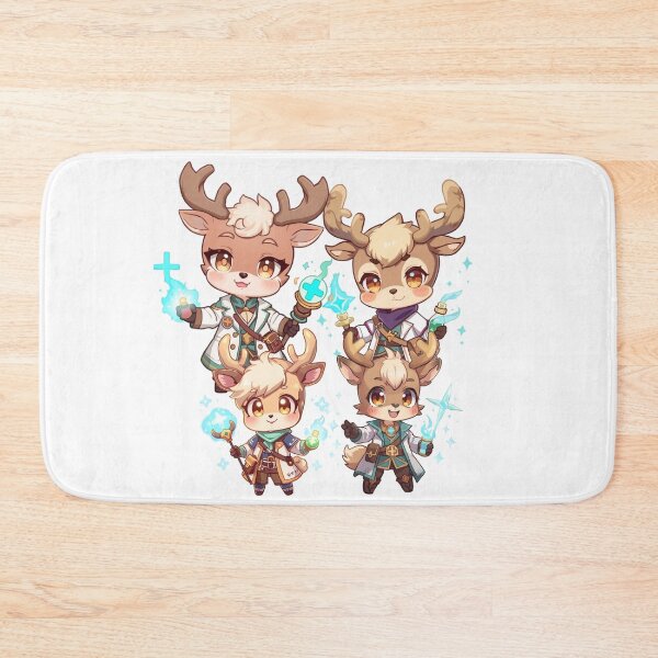 Item preview, Monzora – The Hartveil Healing Family | Cute Fantasy Deer Doctors Art designed and sold by Monzora.