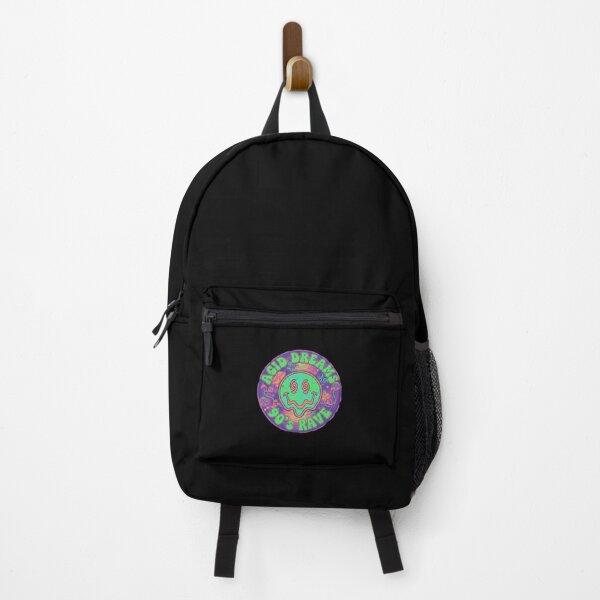Item preview, Acid Dreams 90s Rave - Retro Psychedelic Techno Smiley Face Art designed and sold by TSE DESIGN.