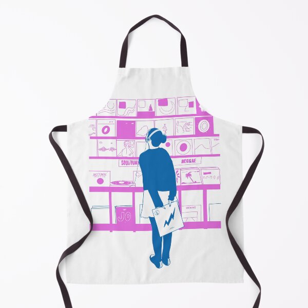 Item preview, Vintage Vinyl Vibes – Minimal Line Art Girl with Record Player designed and sold by Arctic frame studio.