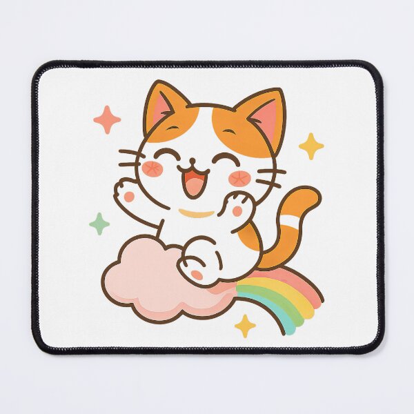 Item preview, Cute Anime Cat, Cute Kawaii Anime Cat designed and sold by graphic-genie.