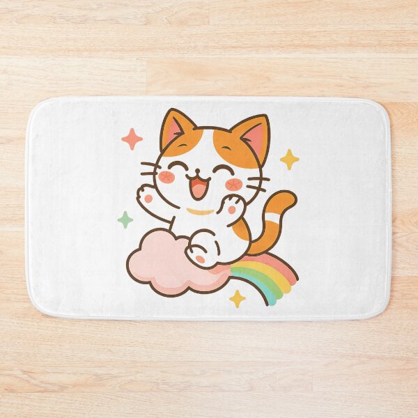 Item preview, Cute Anime Cat, Cute Kawaii Anime Cat designed and sold by graphic-genie.