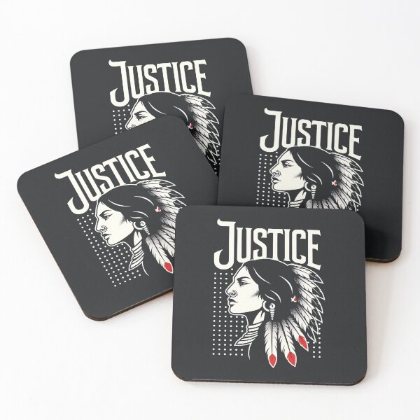 Item preview, Justice Woman – Tribal Strength Symbolic Portrait MMIW Design designed and sold by Taans-Creation.