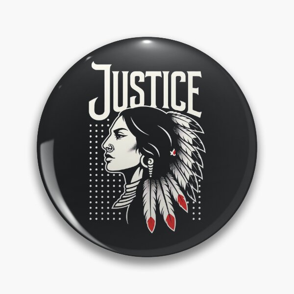 Item preview, Justice Woman – Tribal Strength Symbolic Portrait MMIW Design designed and sold by Taans-Creation.