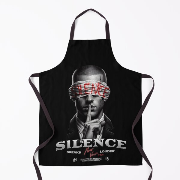 Artikelvorschau, Silence Speaks Louder – Dark Statement Art entworfen und verkauft von New Vision by ToMz.