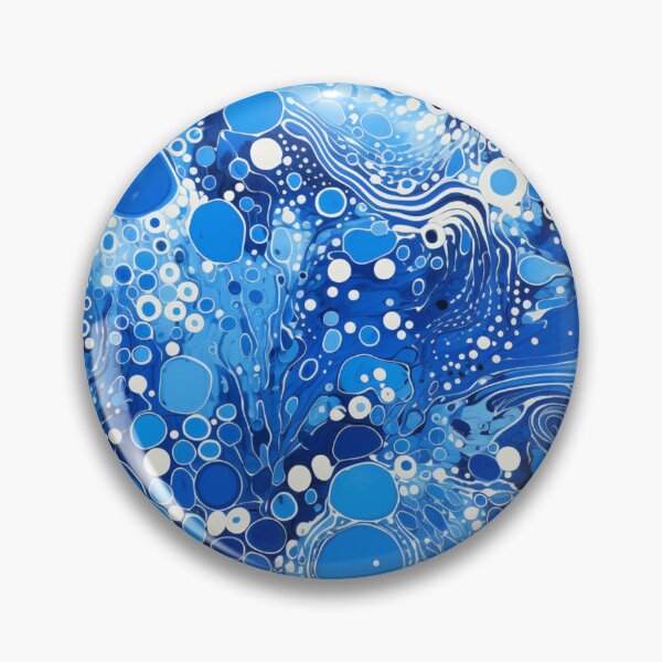 Item preview, Aboriginal Inspired Dot Art - Abstract Cold Water designed and sold by GrinGalore.