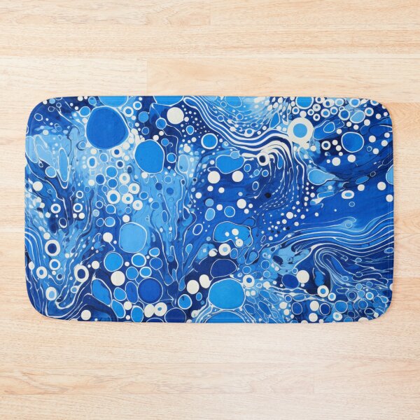 Item preview, Aboriginal Inspired Dot Art - Abstract Cold Water designed and sold by GrinGalore.