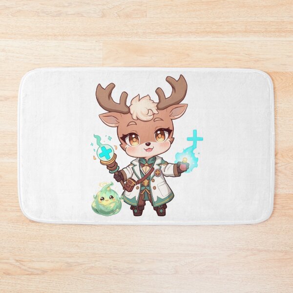 Item preview, Dr. Alder Hartveil – The Antler of Mercy | Fantasy Deer Doctor Healer Art designed and sold by Monzora.