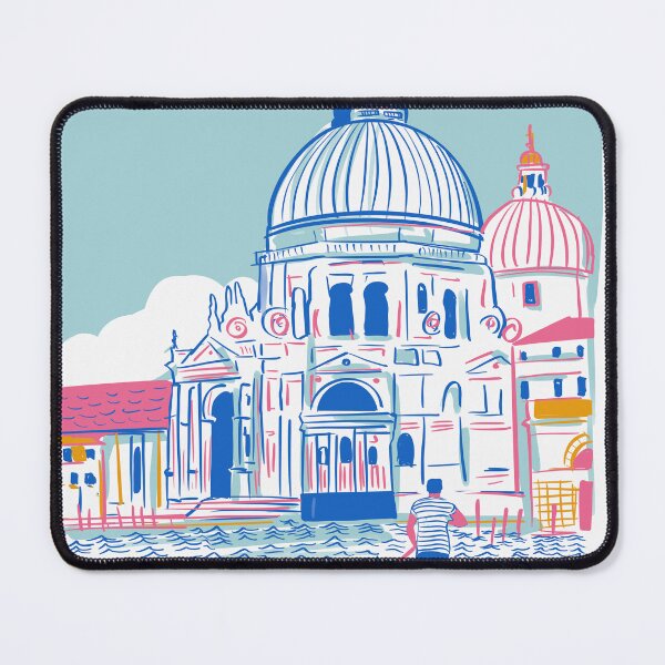 Item preview, Venice Gondola – St Mark’s Basilica Line Art Illustration designed and sold by Arctic frame studio.