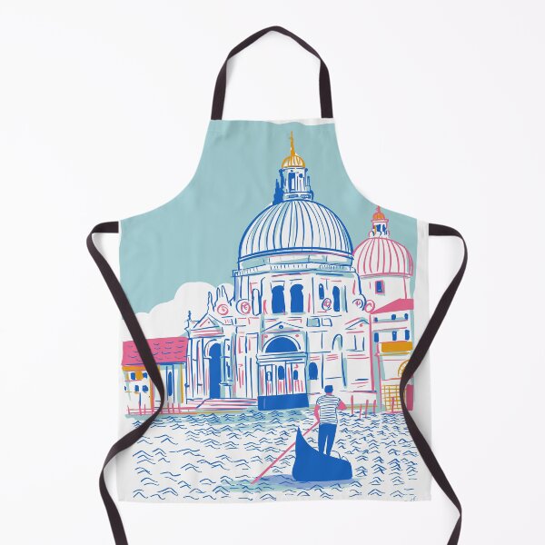Item preview, Venice Gondola – St Mark’s Basilica Line Art Illustration designed and sold by Arctic frame studio.