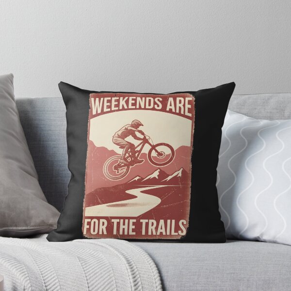 Item preview, Weekends are for the trails cycling designed and sold by AwesomeBeyondLimits.