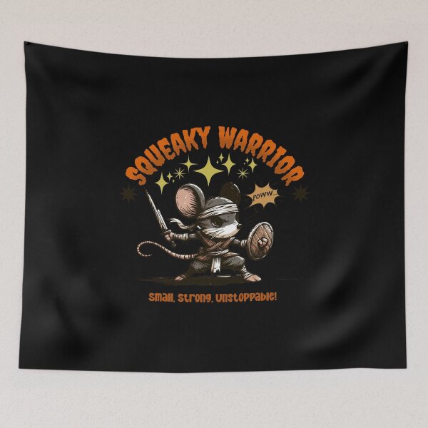 Item preview, Squeaky Warrior – Small but Unstoppable designed and sold by New Vision by ToMz.