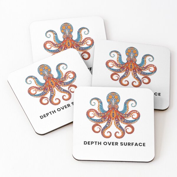 Item preview, Symbolic Octopus Depth Over Surface designed and sold by AmberWit.