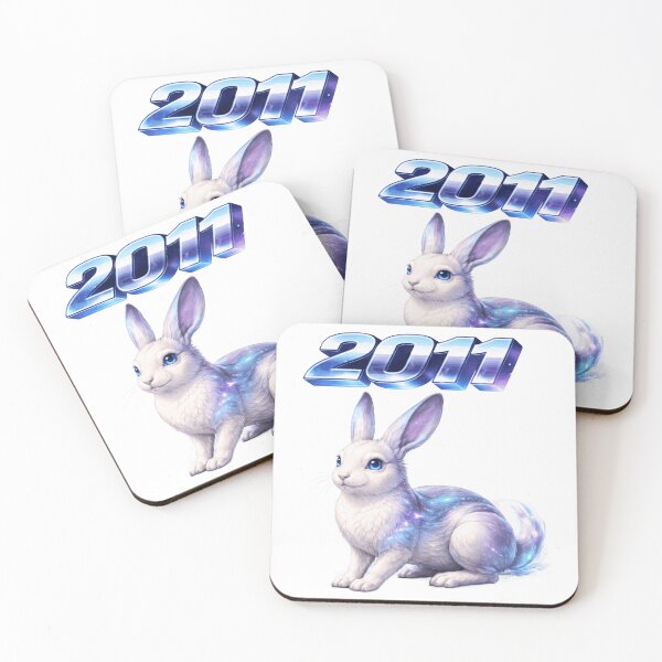 Item preview, 2011 Year of the Rabbit Eastern Zodiac Harmony Luck Serenity Design designed and sold by AlexLineArt.